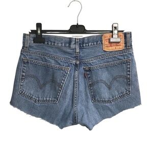 LEVI'S Blue Denim Shorts High Rise Size 31